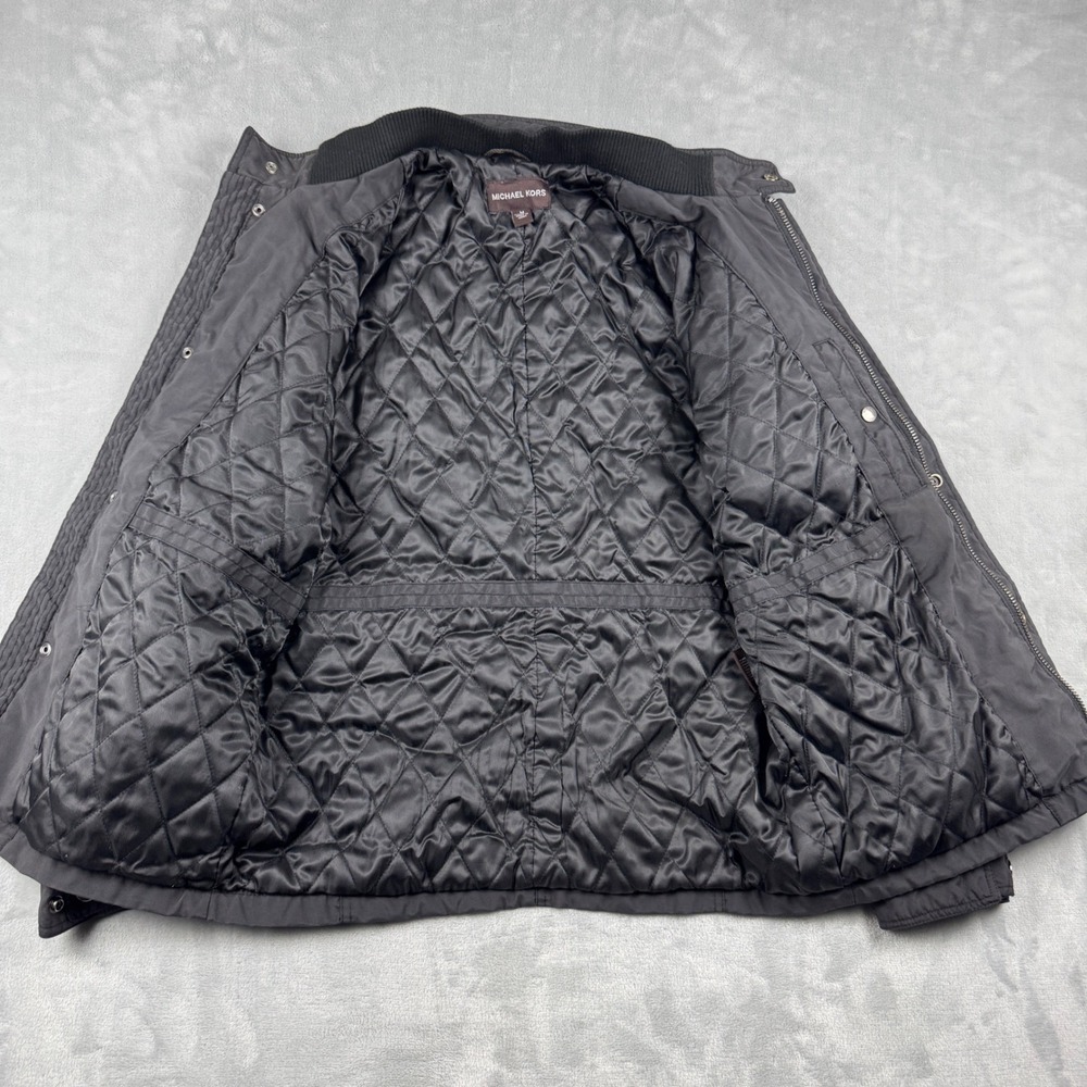 Michael Kors Men's Utility Full Zip and Button Snap Jacket with Pockets Size‎ M - Picture 5 of 12